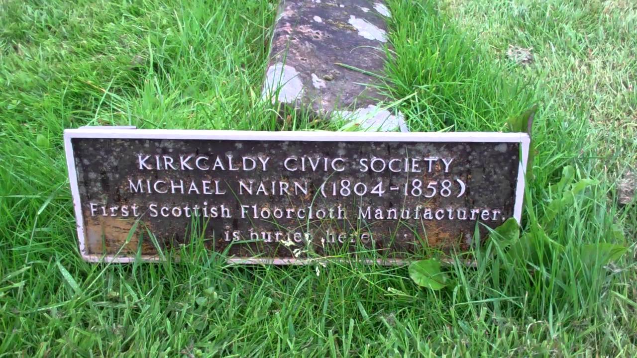 Michael Nairn Manufacturer Gravestone Old Kirk Graveyard Kirkcaldy Fife