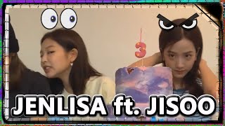 JENLISA ft. JISOO reaction จีซูรู้ จีซูเห็น จีซูสัมผัสได้ #JENLISA #เจนลิซ