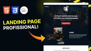 Criando landing page completa do ZERO - part 01 (HTML, CSS, SASS)