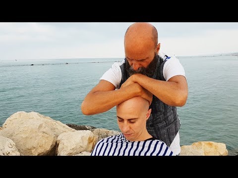 Shave and Massage on the Beach - ASMR intentional 3/3