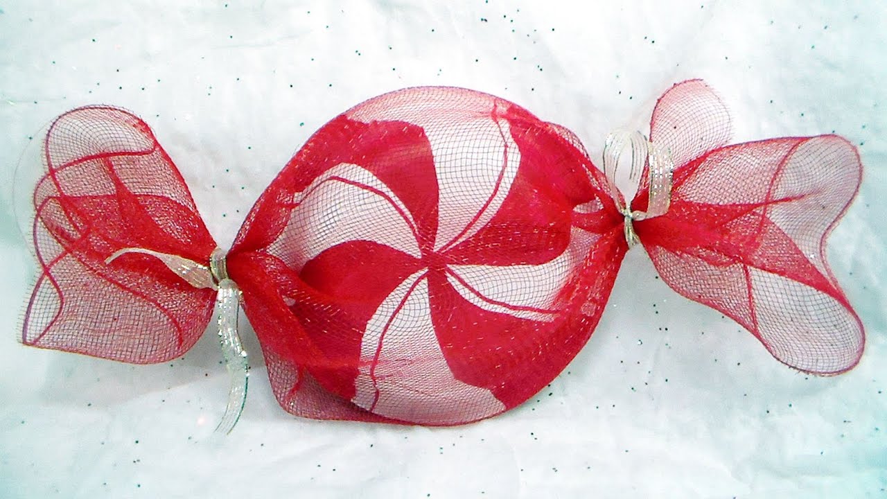 DIY Peppermint Candy Decorations and Party Favor Gift Wrap ...