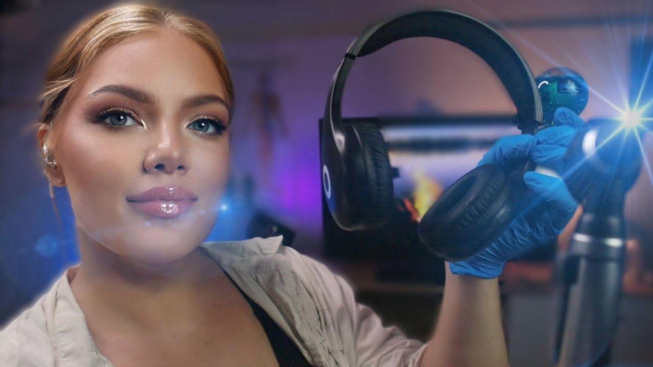 ASMR Hearing Test, but You CAN Close Your Eyes | Otoscope Ear Inspection, Beep, Guess the Sound