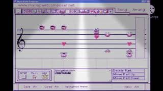 SpongeBob SquarePants Theme Song (Mario Paint Version) (PAL Pitched)