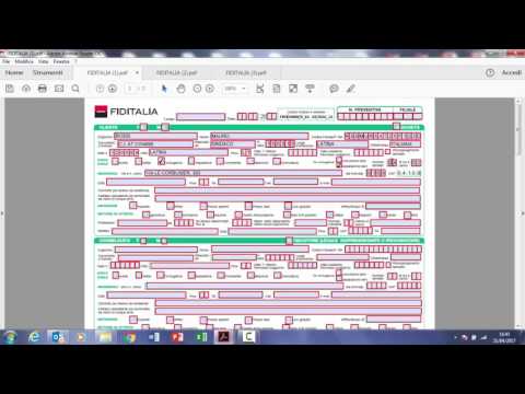Compilazione Contratto Fiditalia