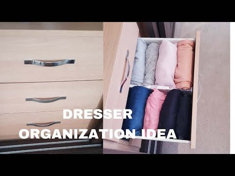 Organizing Dresser Drawers The Easy Way! It's Fun