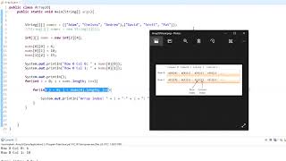 Java Programming Tutorial - 24 -Print Elements of a 2D Array