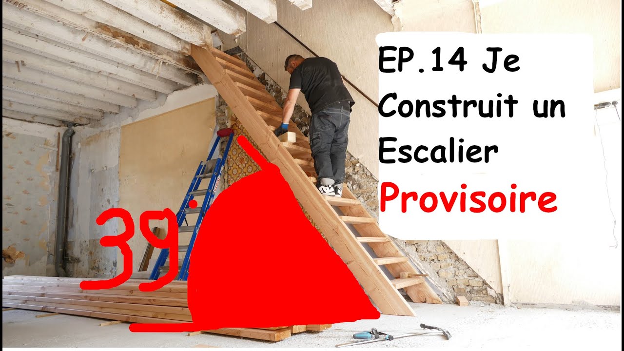 EP.14  je fabrique un escalier de chantier