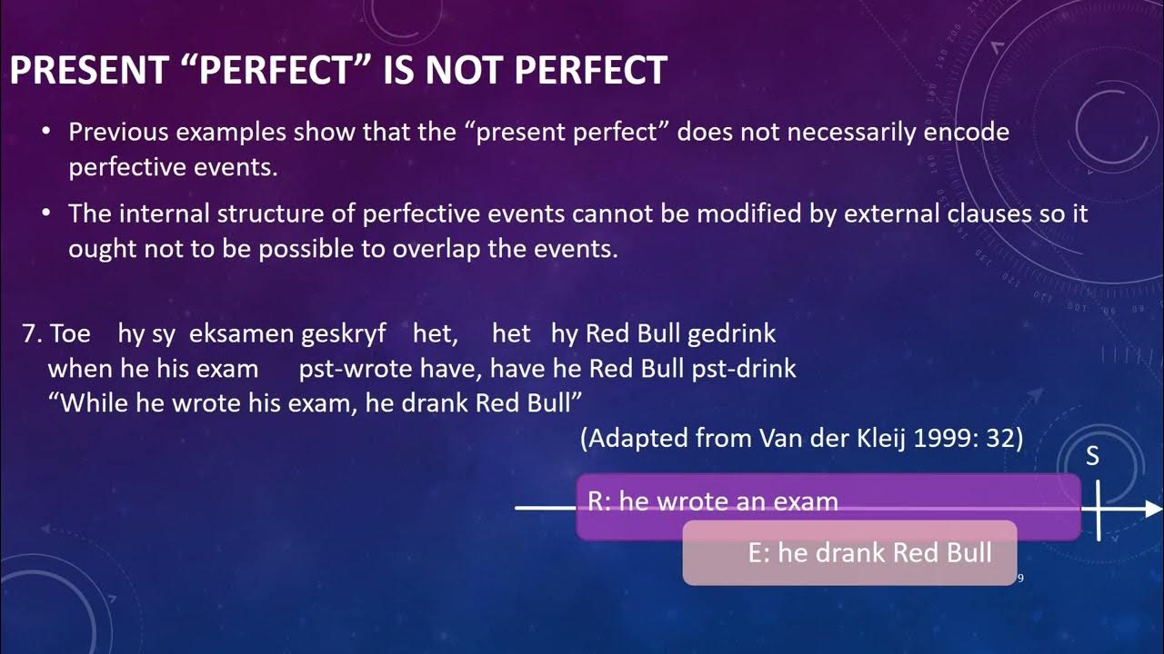 Analysing the syntax and semantics of the Afrikaans Past Tense YouTube