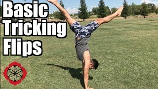 Learn Tricking Flips Basic Tumbling Tricking Basics Tutorial