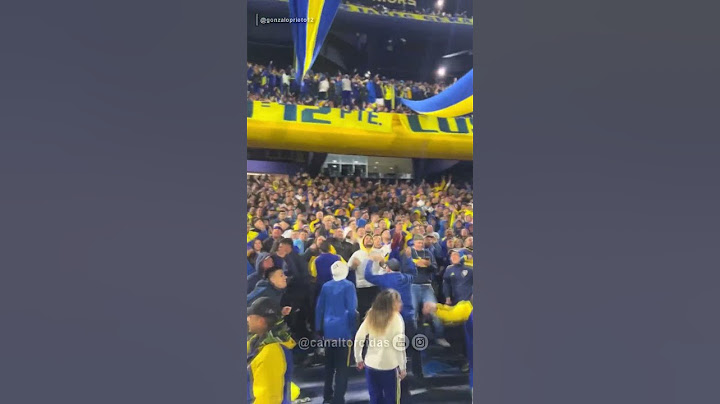 Explosão da torcida do Boca Juniors após gol do Cavani sobre Cruzeiro pelas oitavas da Sul-Americana