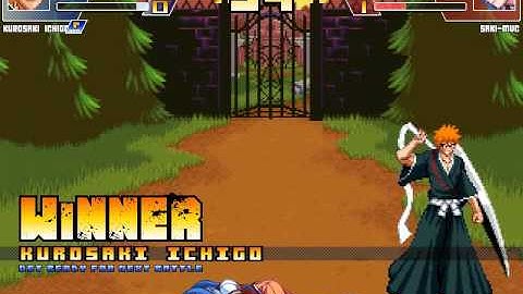 Random Mugen Battle- Kurosaki Ichigo [ME] vs. Saki-MVC