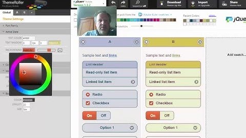 Jquery Mobile in Dreamweaver les 1