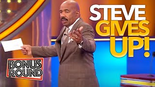 STEVE HARVEY GIVES UP! He Can't Believe These ANSWERS! Family Feud USA