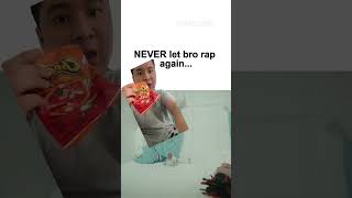 Never let bro rap again