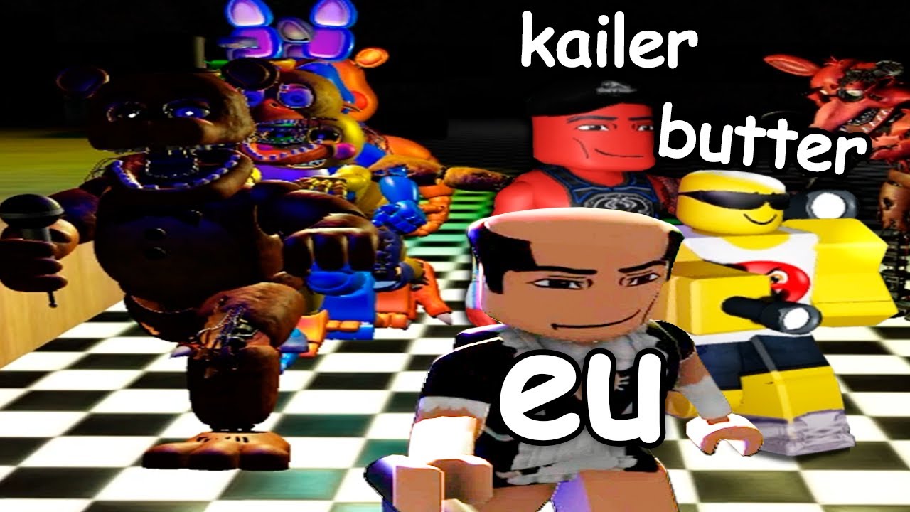 3 abestado tentando sobreviver no fnaf doom do roblox