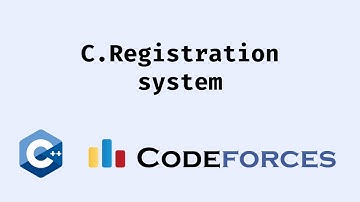 Registration System Solution - Codeforces Div 2 Problem solving using  C++