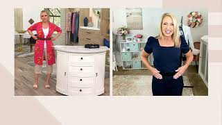 Susan Graver Criss-Cross Faux Leather Belt on QVC
