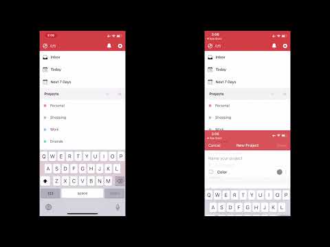 Microinteractions Animation for Todoist App Keyboard