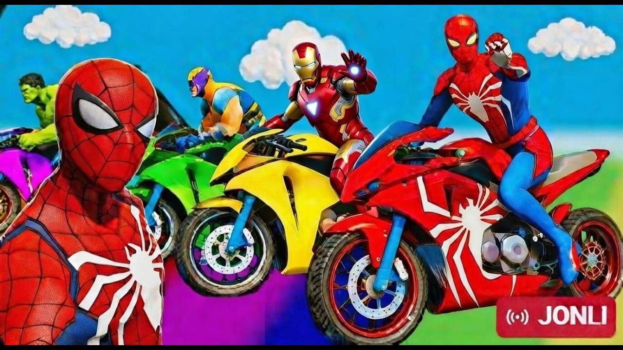 الرجل العنكبوت انقاذ باتمان Spider-Man Rescue batman vs iron man vs venom funny Game GTA 5 superher