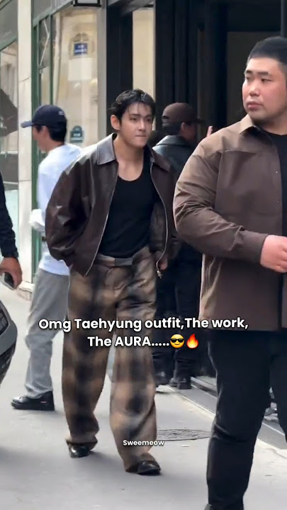 The Confidence In His Walk..The AURA #taehyung #thv #shorts #celine #fypシ゚viral #fypviralシ #bts