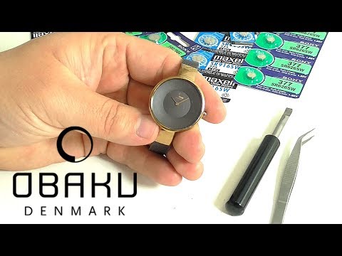 Obaku – мелкий ремонт и замена батарейки
