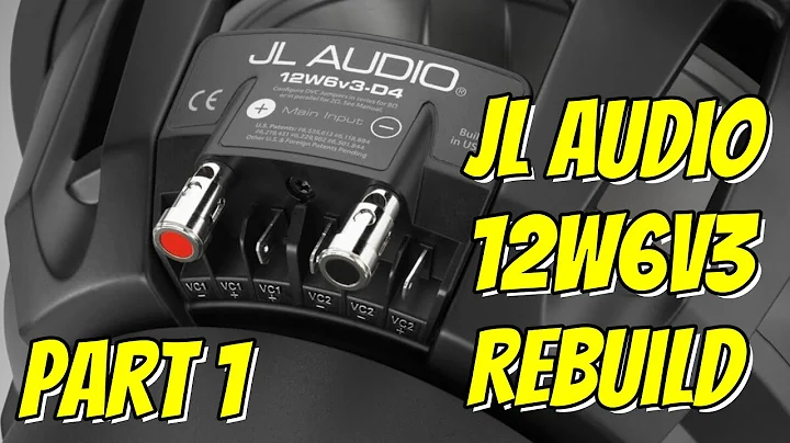 HOW TO: JL Audio 12W6v3 Coil Replacement - Part 1