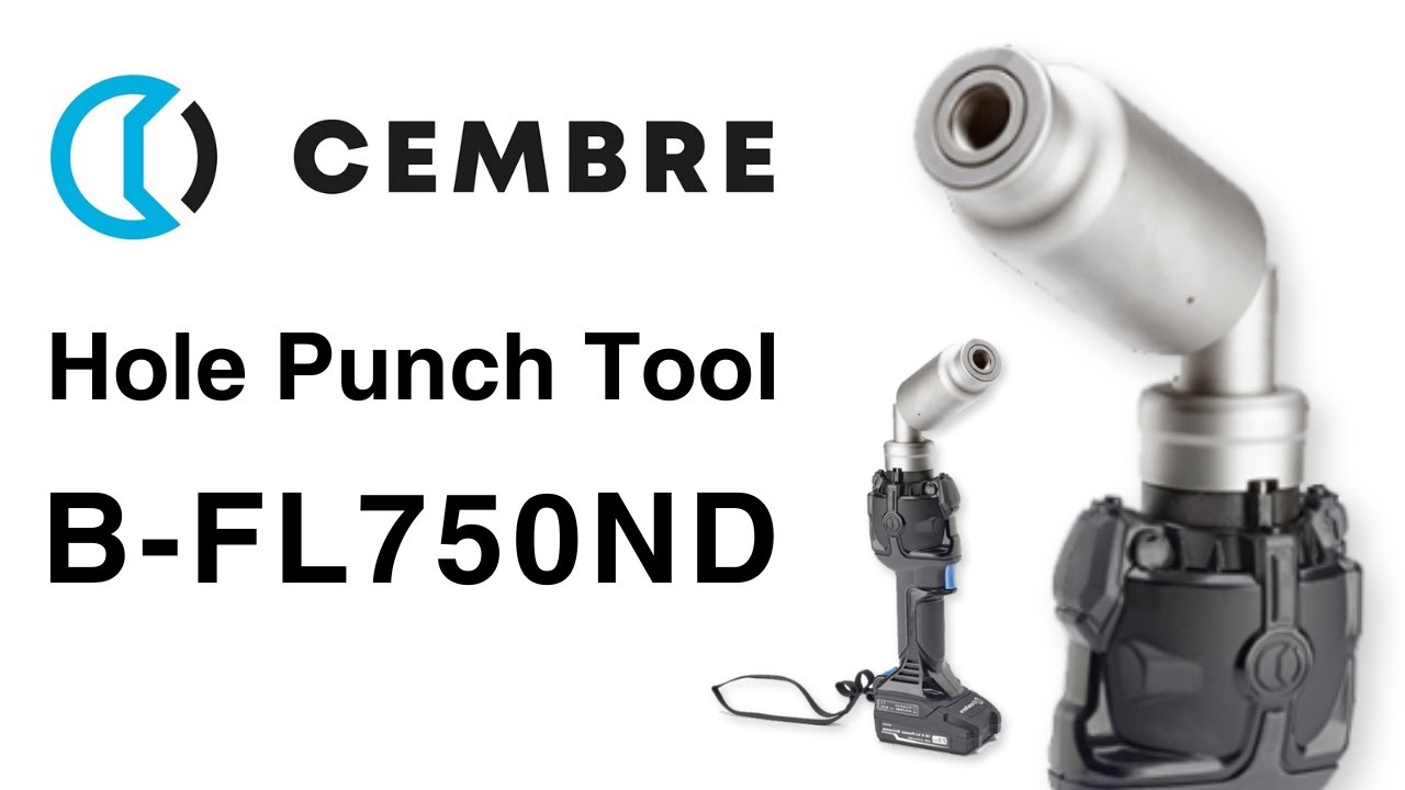 Cembre Hole Punch Tool BFL750ND YouTube