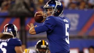 Why aren't Giants starting Davis Webb?