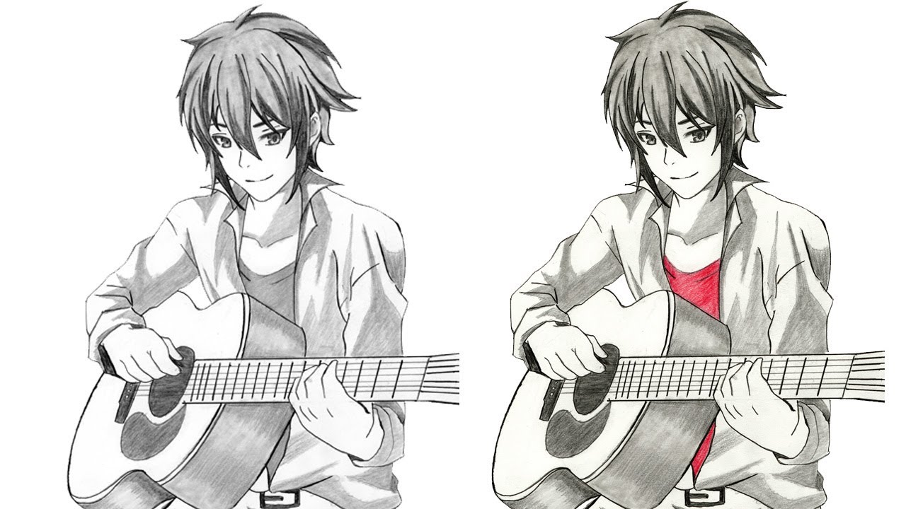 Featured image of post Anime Boy Playing Guitar Boy playing guitar 41189 gifs