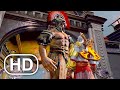 Kratos Vs Hercules Fight Scene 4K ULTRA HD - GOD OF WAR PS5