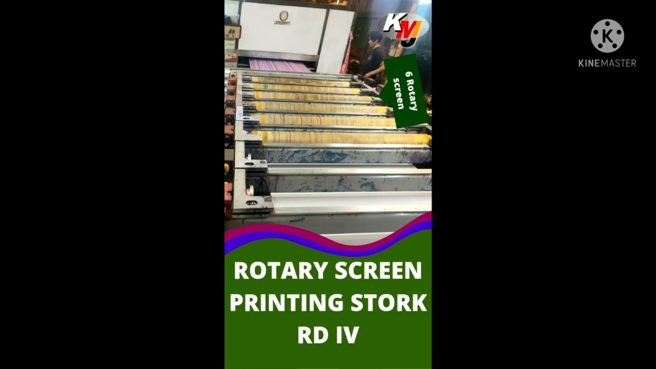 PRINTING KAIN RAYON VISCOSE WARNA REAKTIF DI MESIN PRINTING STORK RD IV.       