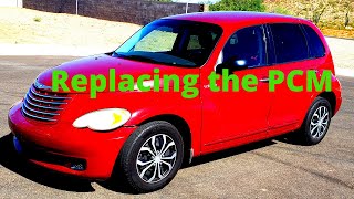 How to replace Chrysler PT Cruiser PCM  TCM | Car Computer Replacement | Super Easy