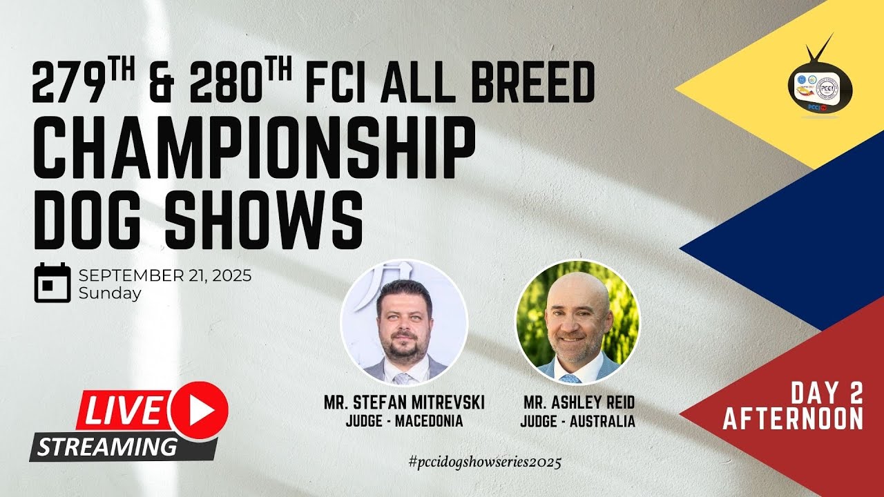 279th - 280th FCI ALL BREED CHAMPIONSHIP DOG SHOWS
