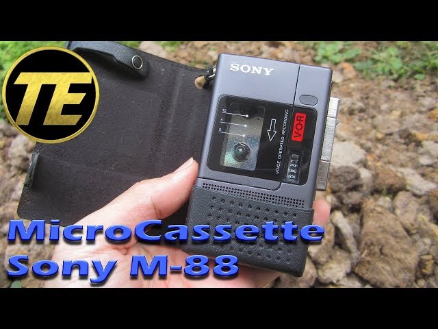 Sony MicroCassette-Corder M-88 - YouTube 【動作品】SONY M-88