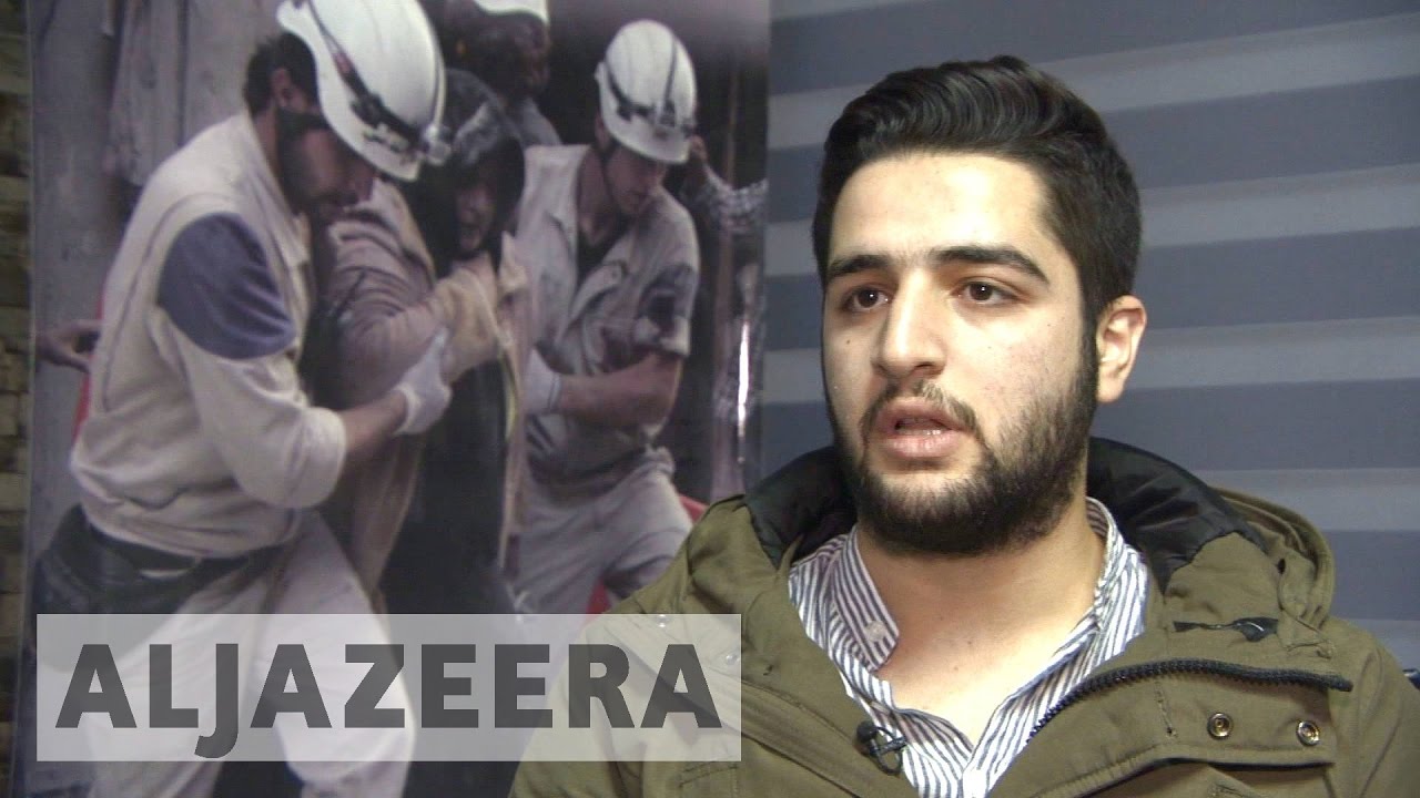إلى منطقة الحرب في حلب مع رجال الإنقاذ من الخوذ البيضاء