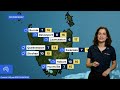 National Weather Forecast: Rain, storms in north Queensland, storms in WA