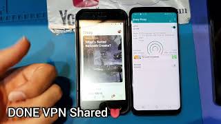 How To Share VPN Connection Via A Mobile Hotspot To An Other Phone || New method Via Every Proxy Apk screenshot 5