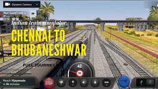 Chennai To Bhubaneswar | Indian Train Simulator | Android Gameplay