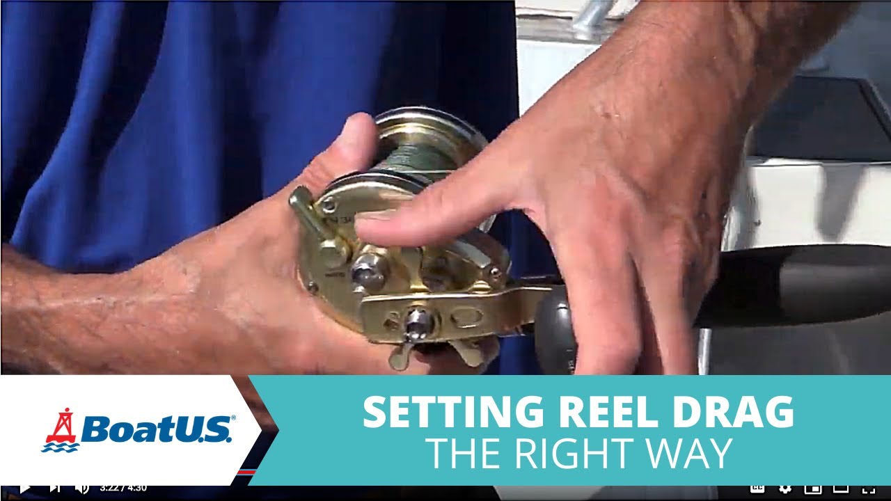 How to Adjust the Drag on a Reel