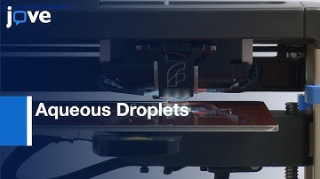 Aqueous Droplets Used As Enzymatic Microreactors & Electromagnetic Actuation l Protocol Preview