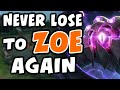 CHALLENGER shows you how to NEVER LOSE TO ZOE AGAIN | Challenger Vel'koz | 10.6 - League of Legends