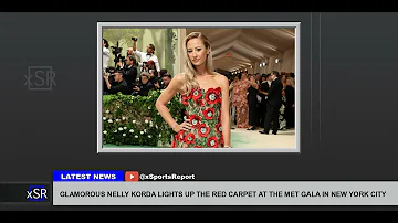 Glamorous Nelly Korda Lights Up The Red Carpet At The Met Gala In New York City