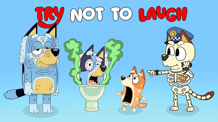 BLUEY TRY NOT TO LAUGH💀(BELLY BUSTER)
