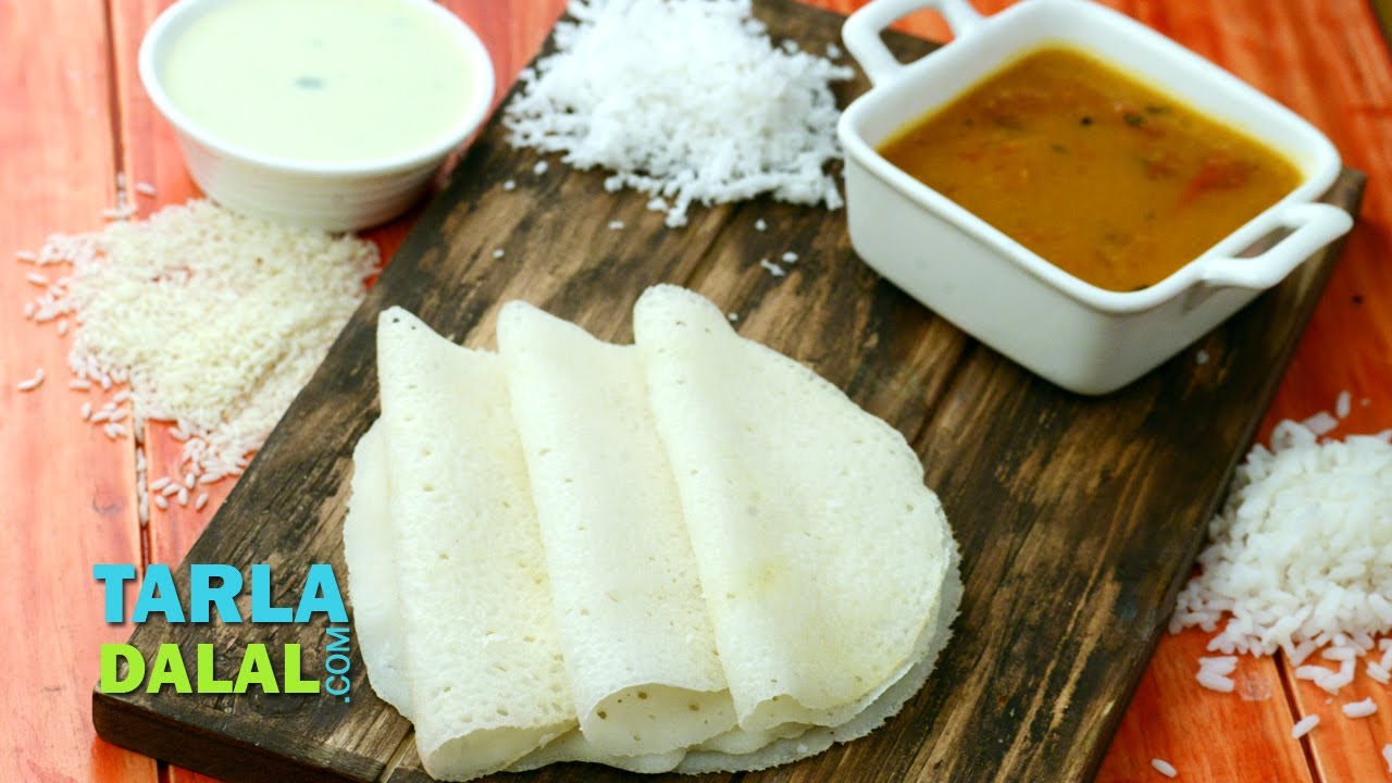 Quick Rice Dosa by Tarla Dalal