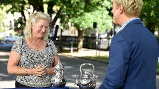 Crocker Art Museum, Hr 2 Preview | Japanese Silver Coffee Pot & Teapot | ANTIQUES ROADSHOW | PBS
