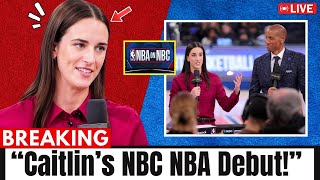 BREAKING: Caitlin Clark’s NBC NBA Debut SHAKES the WNBA (ESPN Reacts!)