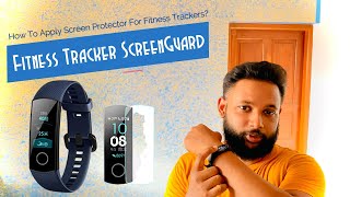 How To Apply Screen Protector For Fitness Trackers? | Best Screen Guard for Honor Band 5 & Mi Band 6 screenshot 2