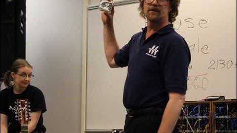 George Mattson and Jason Stiles at the PNW Synth Gathering 2010 Pt2