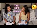 GND Vlog #13 | Most Likely To Challenge: BEST FRIEND EDITION | Extremely Funny | The Girls