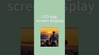 Maybe you would like this LED bag screen💖